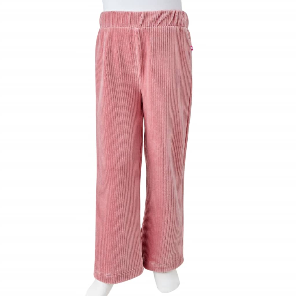 Children's corduroy pants, light pink, 104