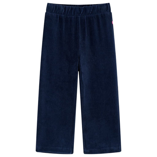 Children's corduroy pants, navy blue, 92