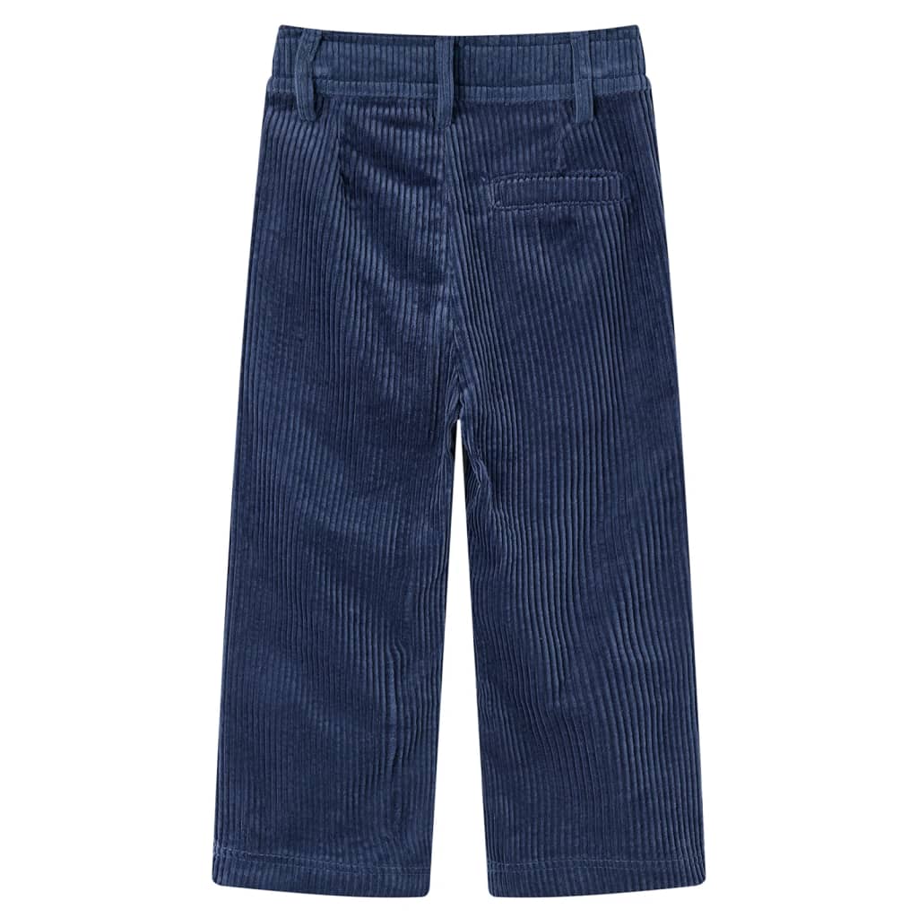 Children's corduroy pants, navy blue, 92