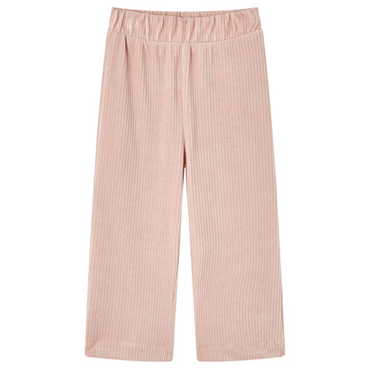 Children's corduroy pants, light pink, 92