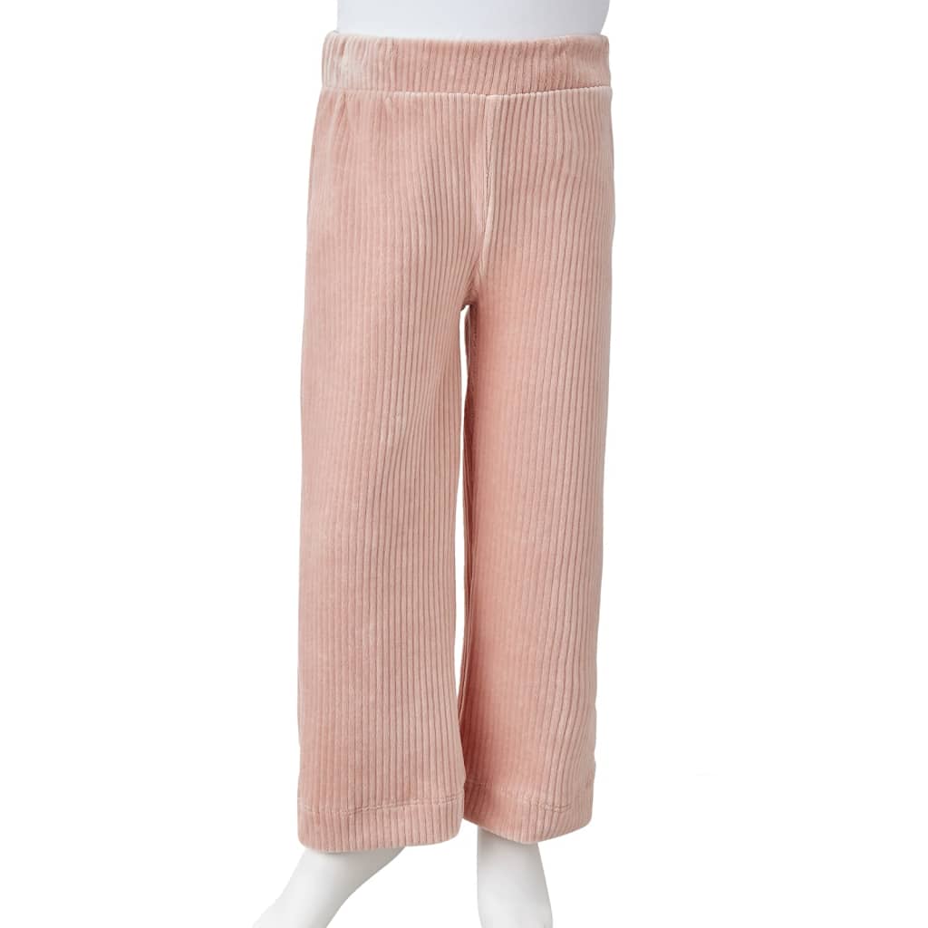 Children's corduroy pants, light pink, 92