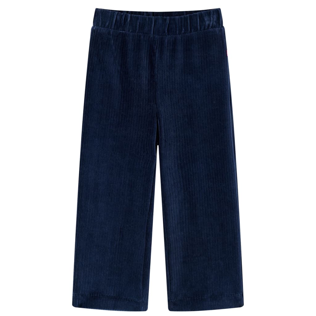 Children's corduroy pants, navy blue, 92