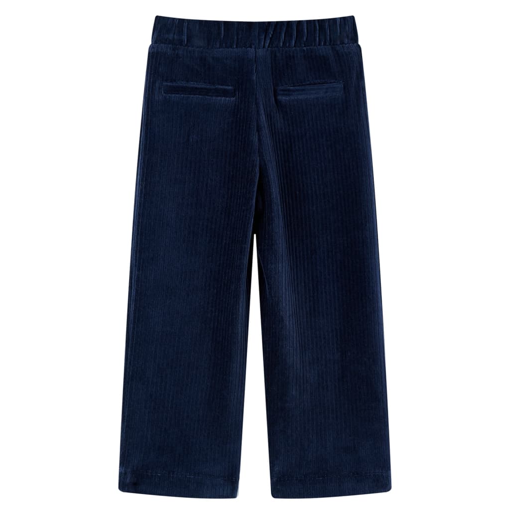 Children's corduroy pants, navy blue, 92