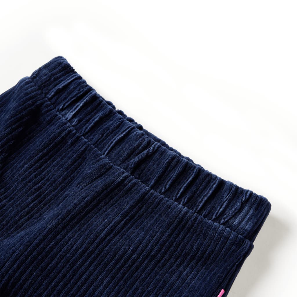 Children's corduroy pants, navy blue, 92