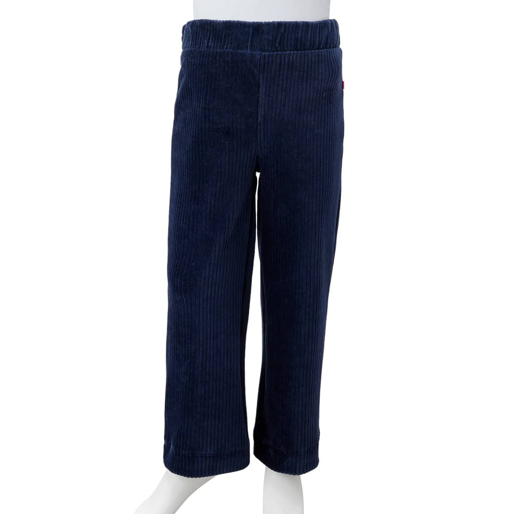 Children's corduroy pants, navy blue, 92