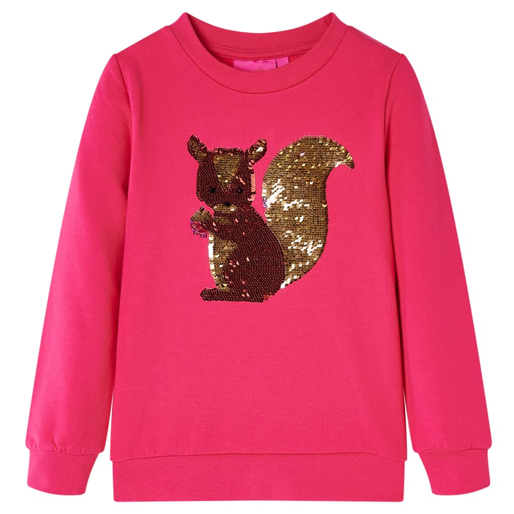 Children's sweatshirt, bright pink, 104