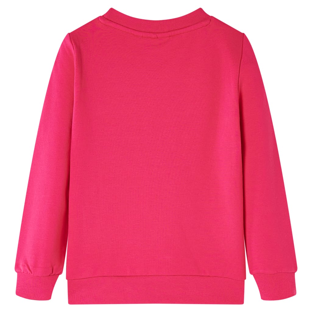 Children's sweatshirt, bright pink, 104