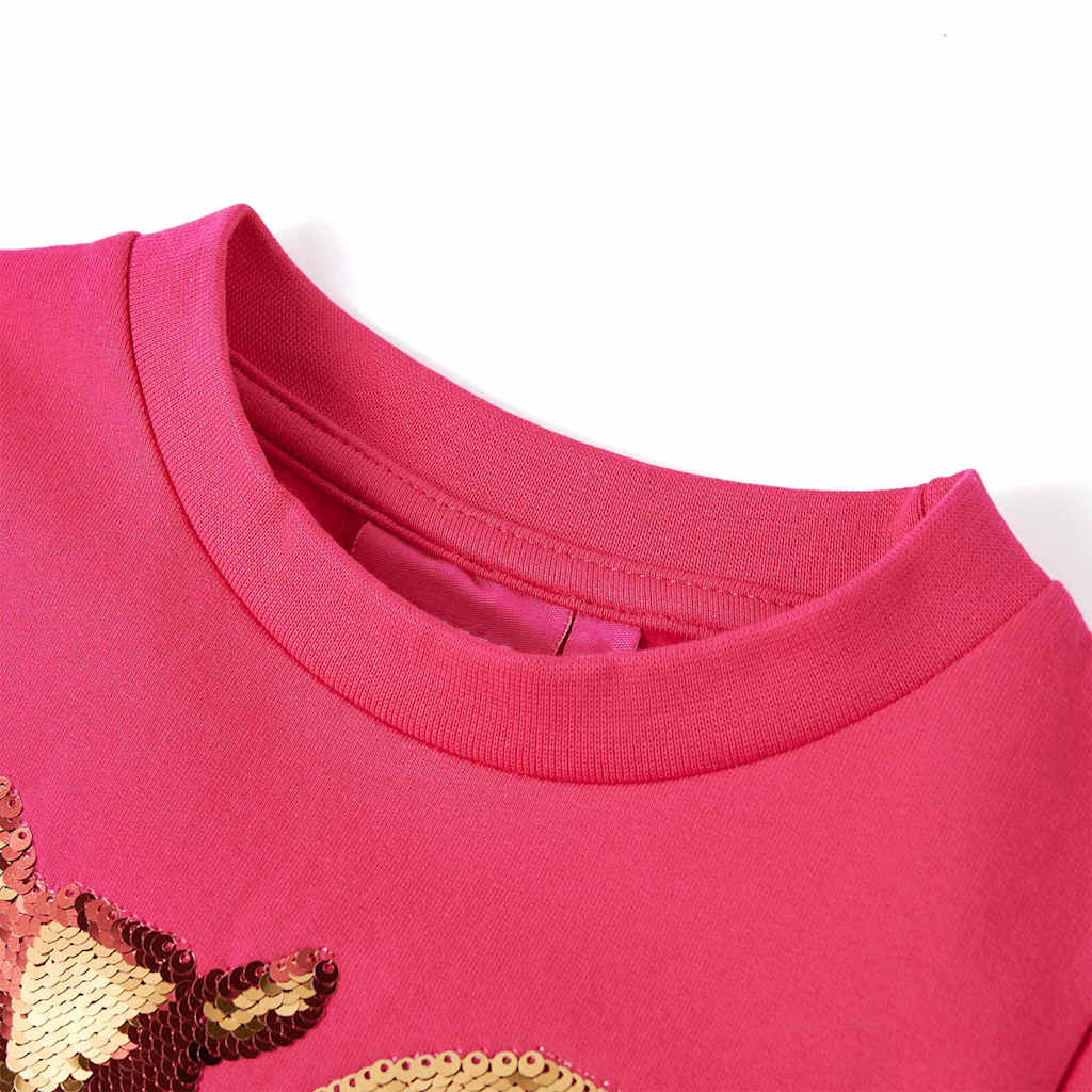 Children's sweatshirt, bright pink, 116