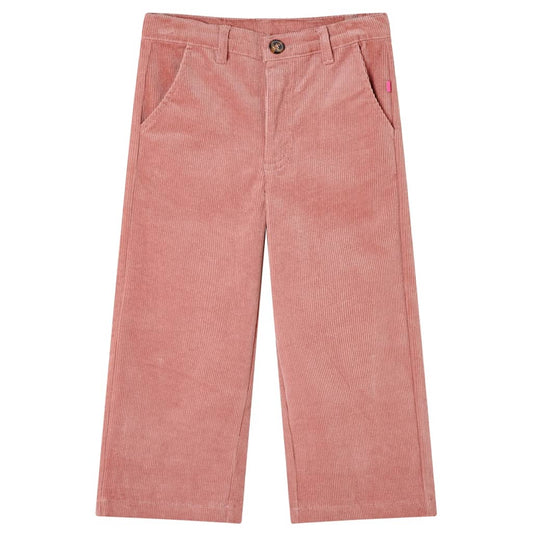 Children's corduroy pants, old pink, 104