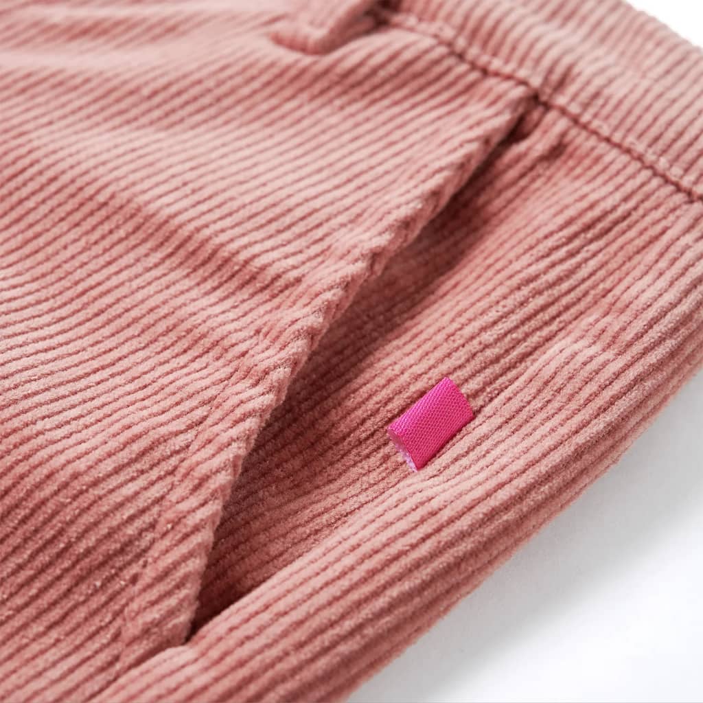 Children's corduroy pants, old pink, 116