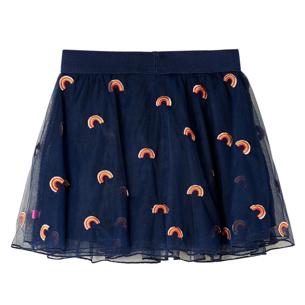 Children's tulle skirt, navy blue, 92