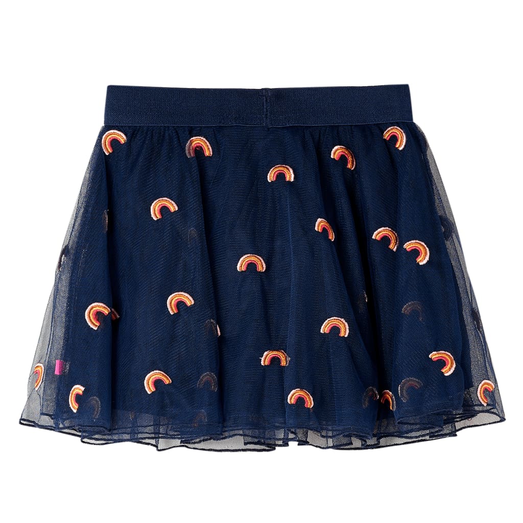 Children's tulle skirt, navy blue, 140