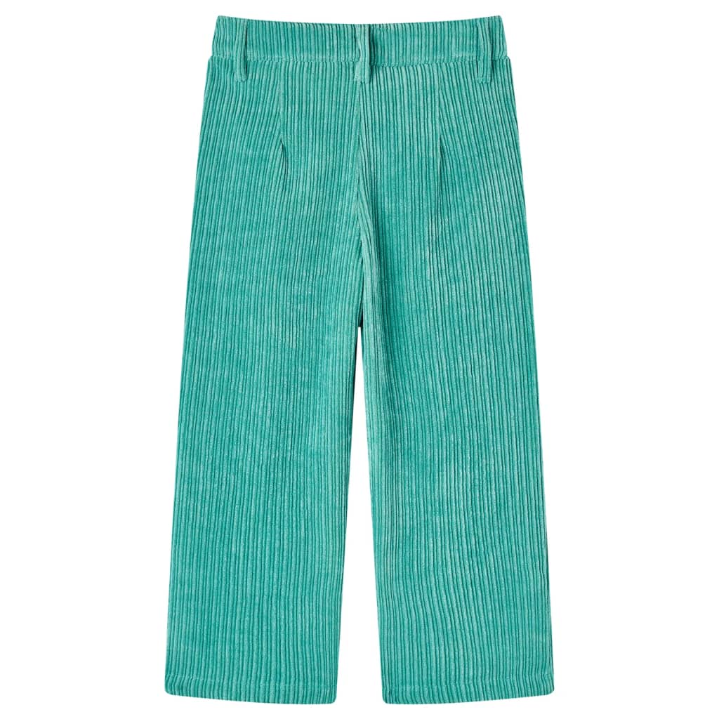 Children's corduroy pants, mint green, 92