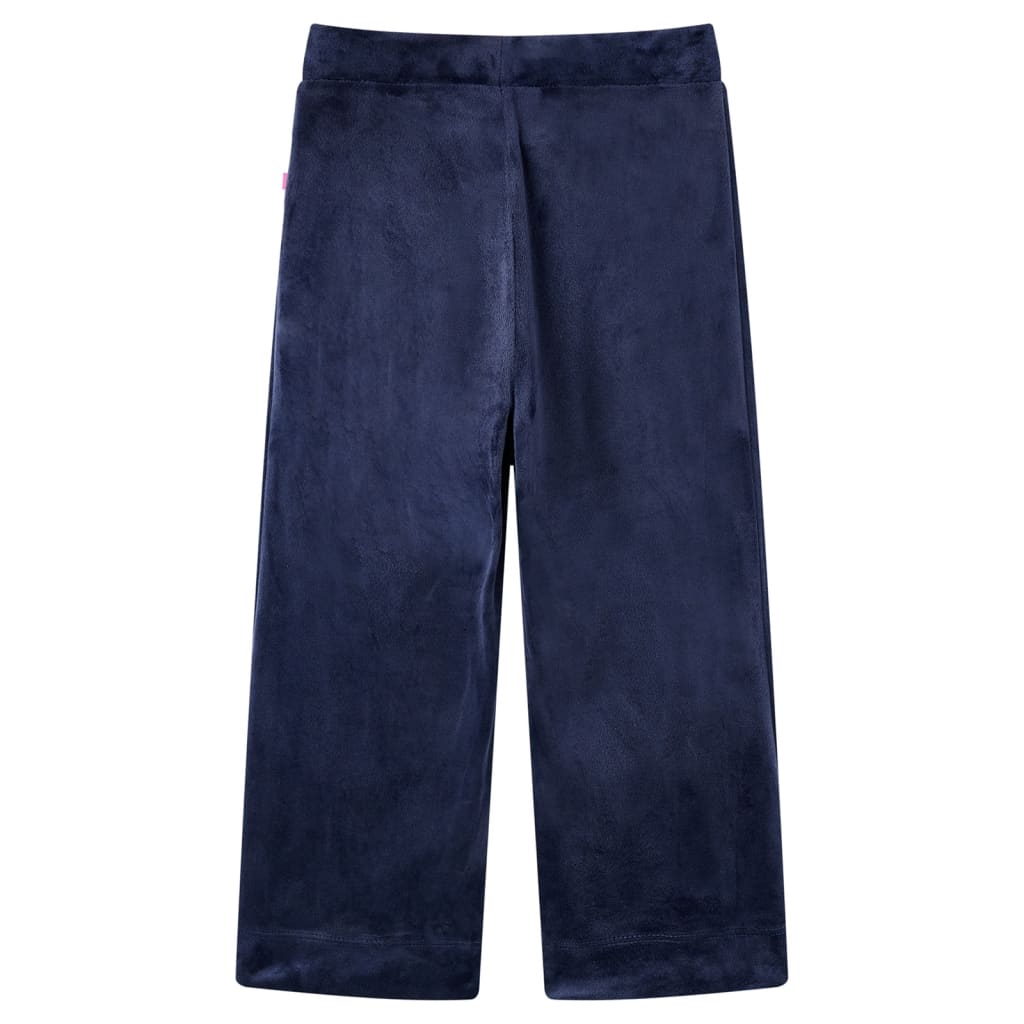 Children's corduroy pants, navy blue, 116