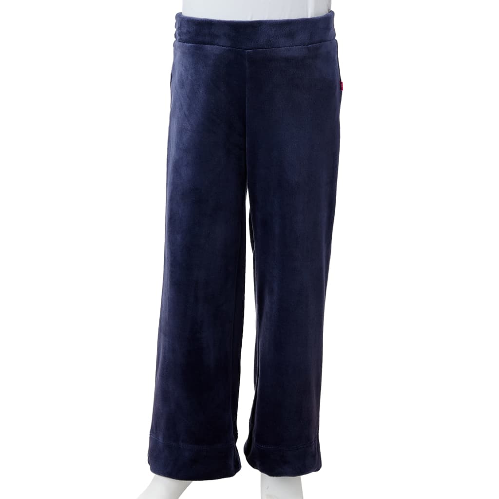 Children's corduroy pants, navy blue, 116