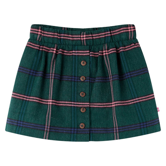 Children's skirt, dark green, 92