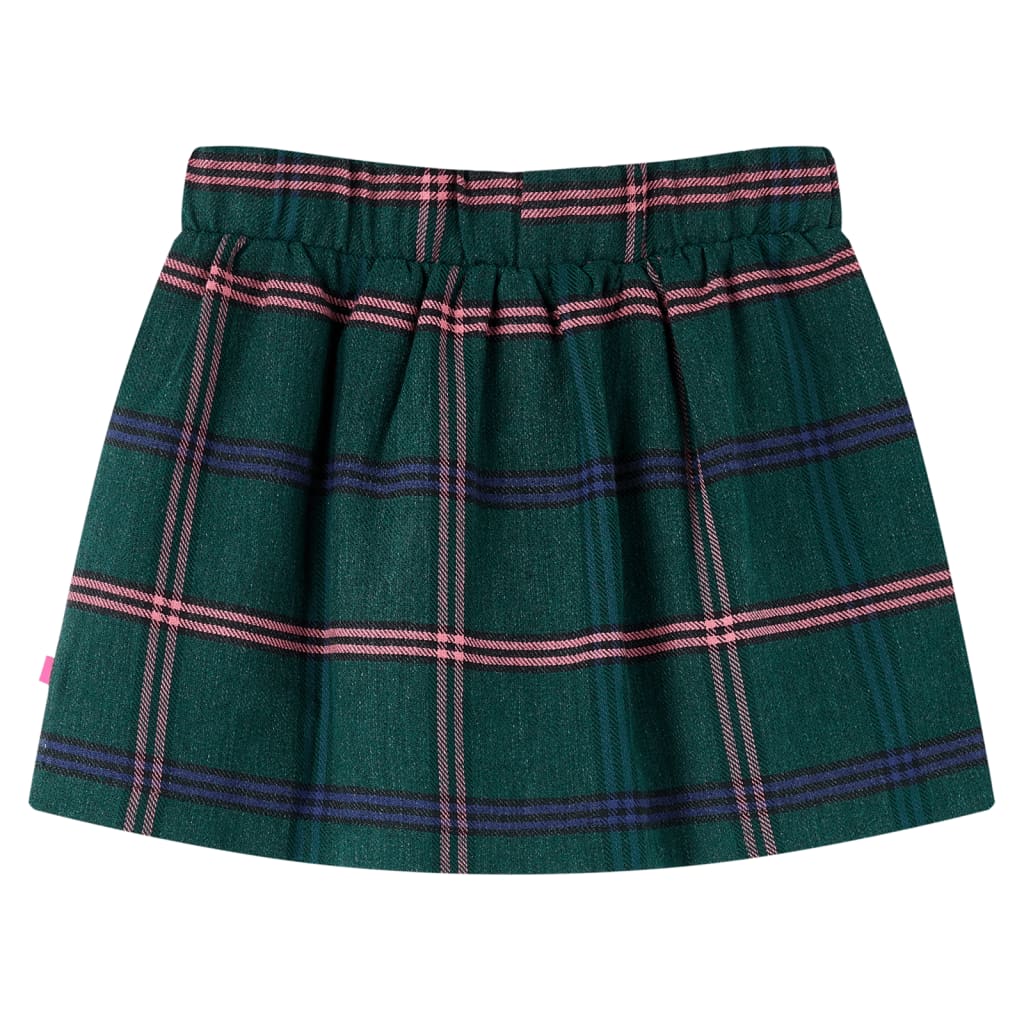 Children's skirt, dark green, 92