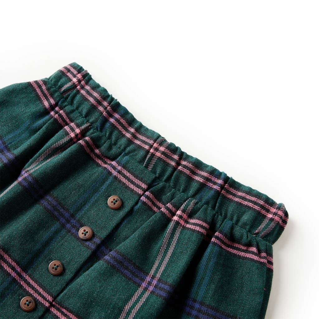 Children's skirt, dark green, 92