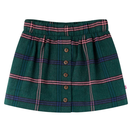 Children's skirt, dark green, 116