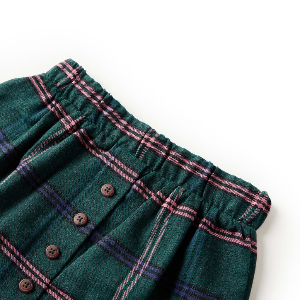 Children's skirt, dark green, 116