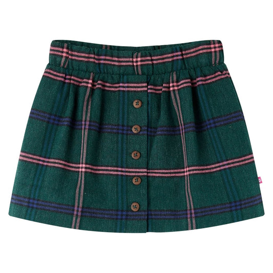 Children's skirt, dark green, 128