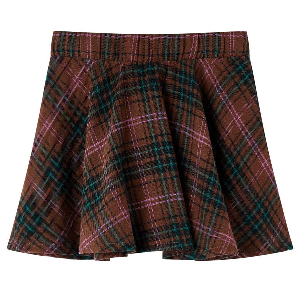 Children's skirt, cognac brown, 92