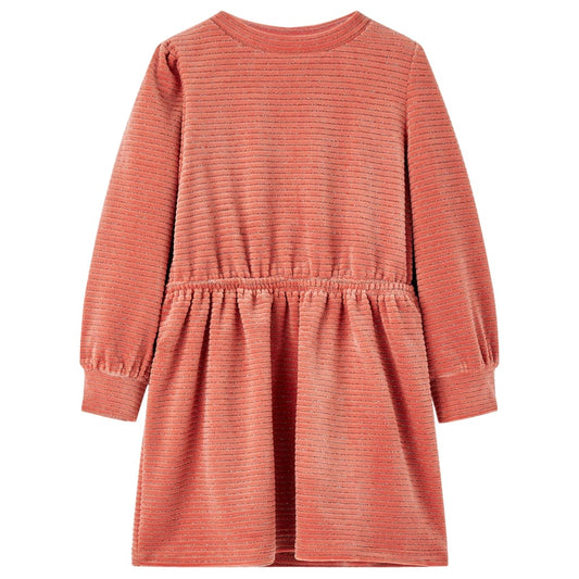 Long-sleeved children's dress, pink, 116