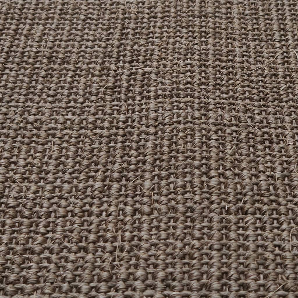 Sisal rug for scratching post, brown, 66 x 350 cm