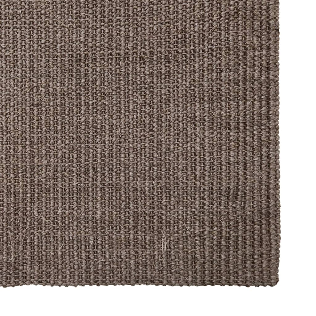 Sisal rug for scratching post, brown, 80 x 300 cm