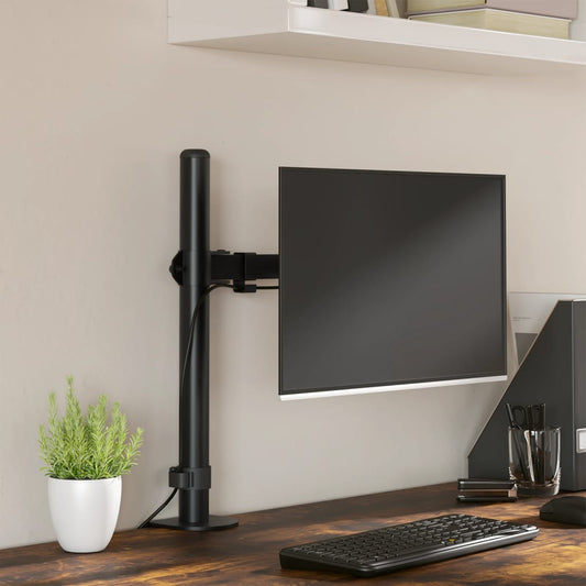 monitor mount black steel VESA 75/100 mm