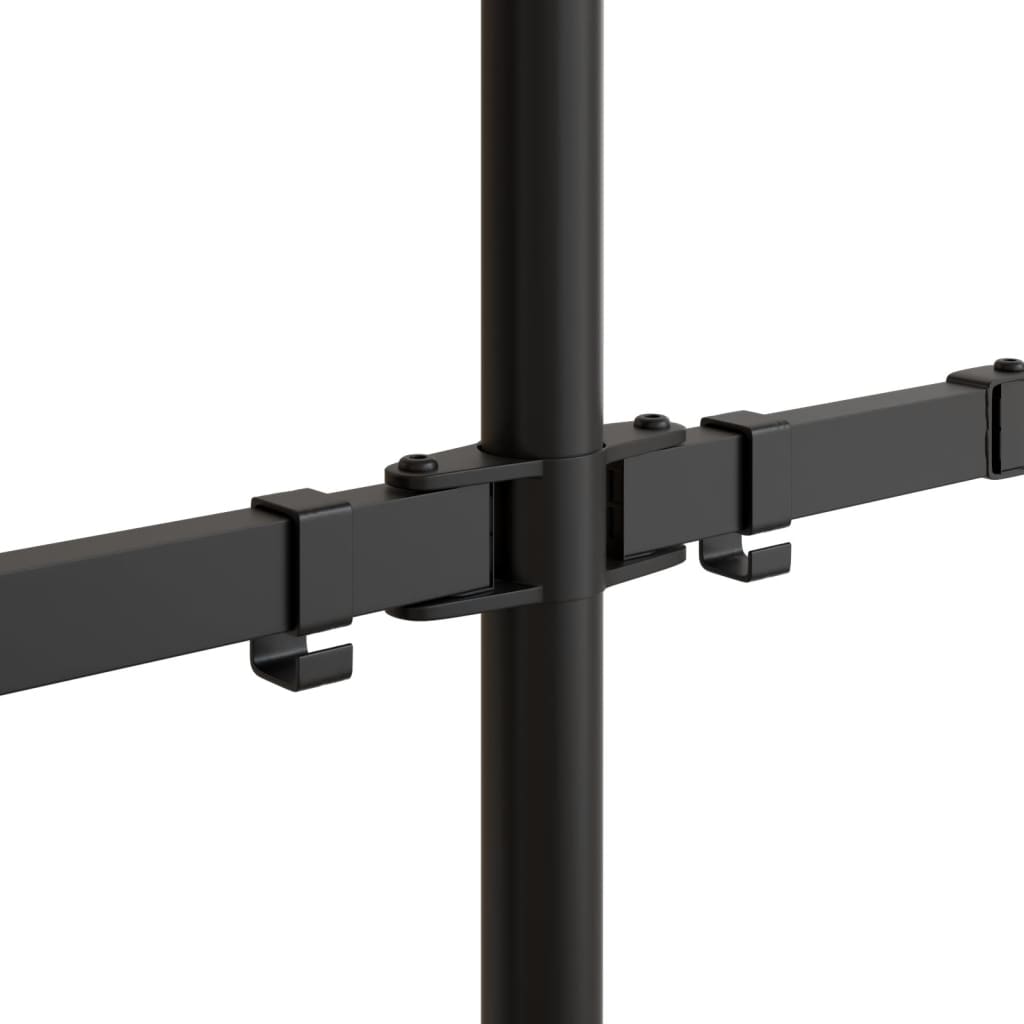 monitor mount black steel VESA 75/100 mm