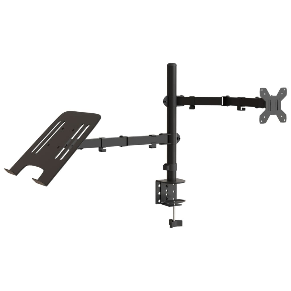 monitor mount black steel VESA 75/100 mm