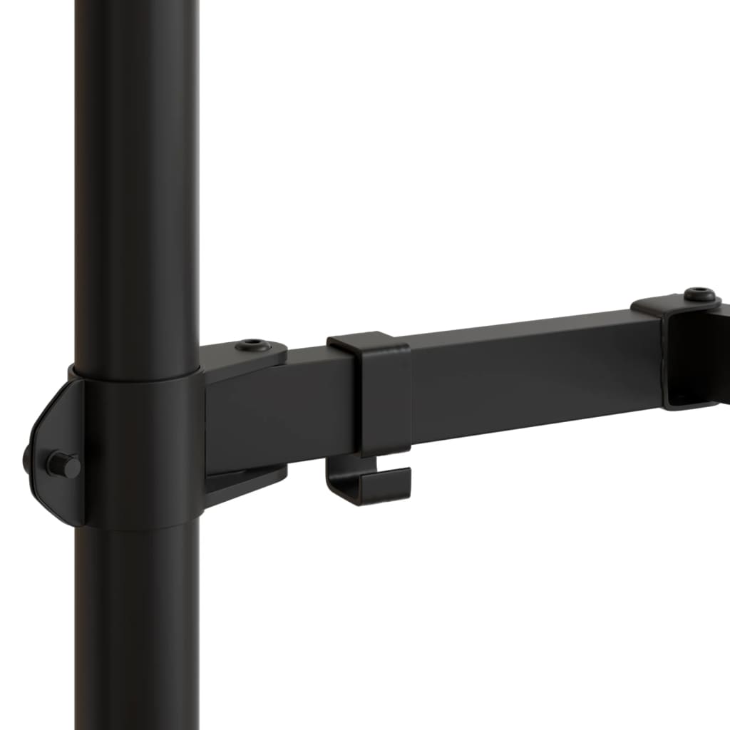 monitor mount black steel VESA 75/100 mm