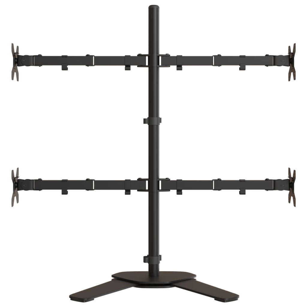 monitor mount black steel VESA 75/100 mm