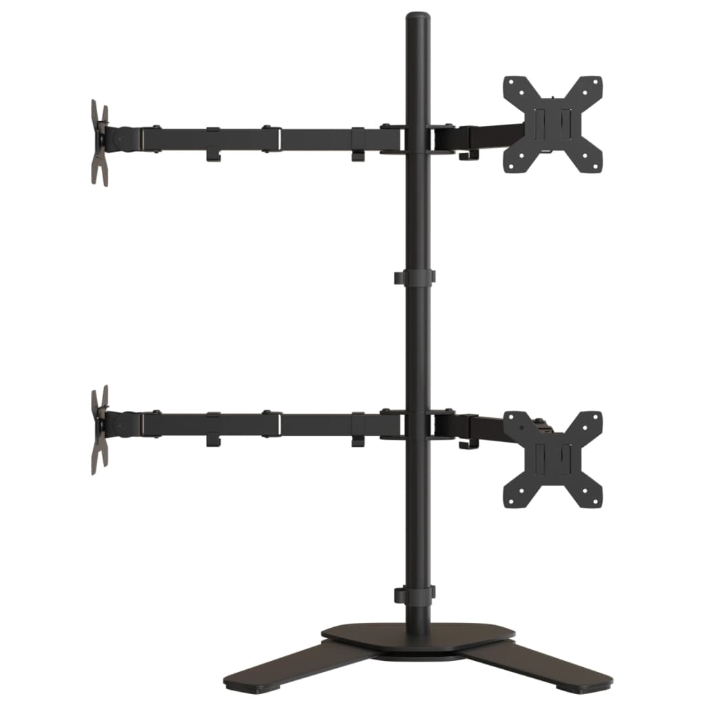 monitor mount black steel VESA 75/100 mm