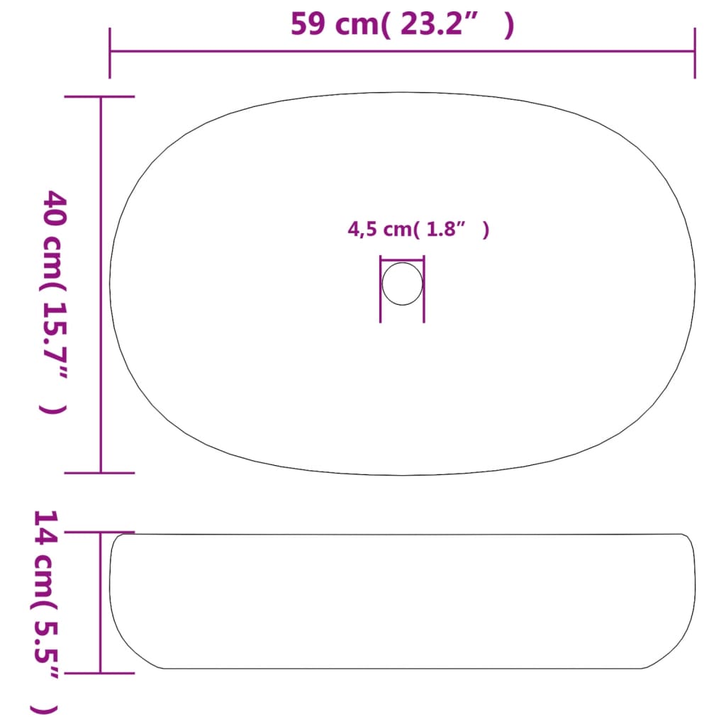 countertop sink, sand beige and brown, oval, ceramic