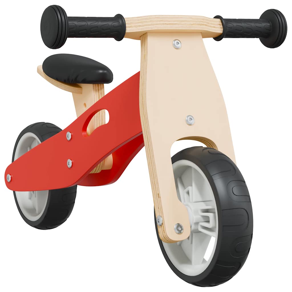 2-in-1 balance bike for children, red