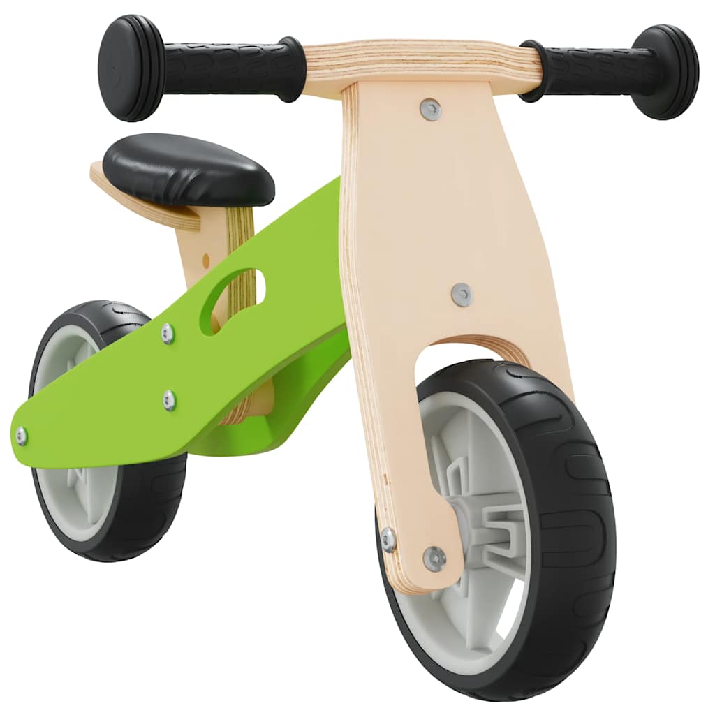 2-in-1 balance bike for children, green