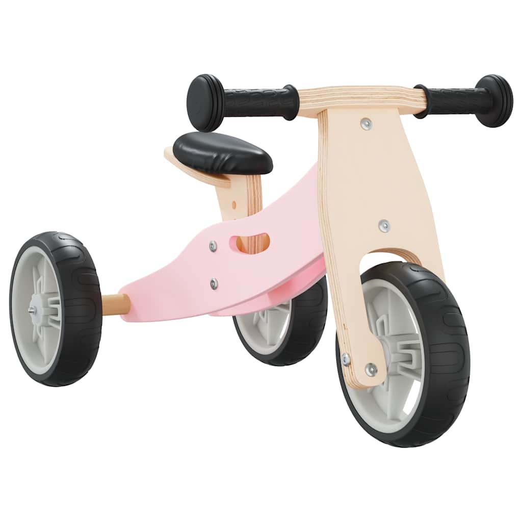 2-in-1 balance bike for children, pink