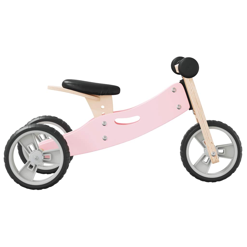 2-in-1 balance bike for children, pink