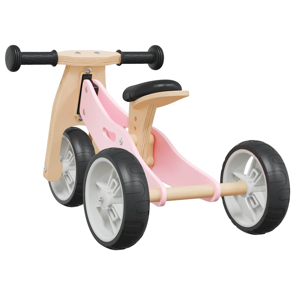 2-in-1 balance bike for children, pink