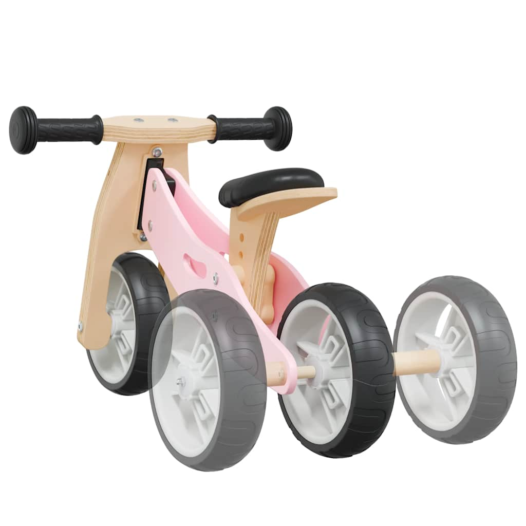 2-in-1 balance bike for children, pink