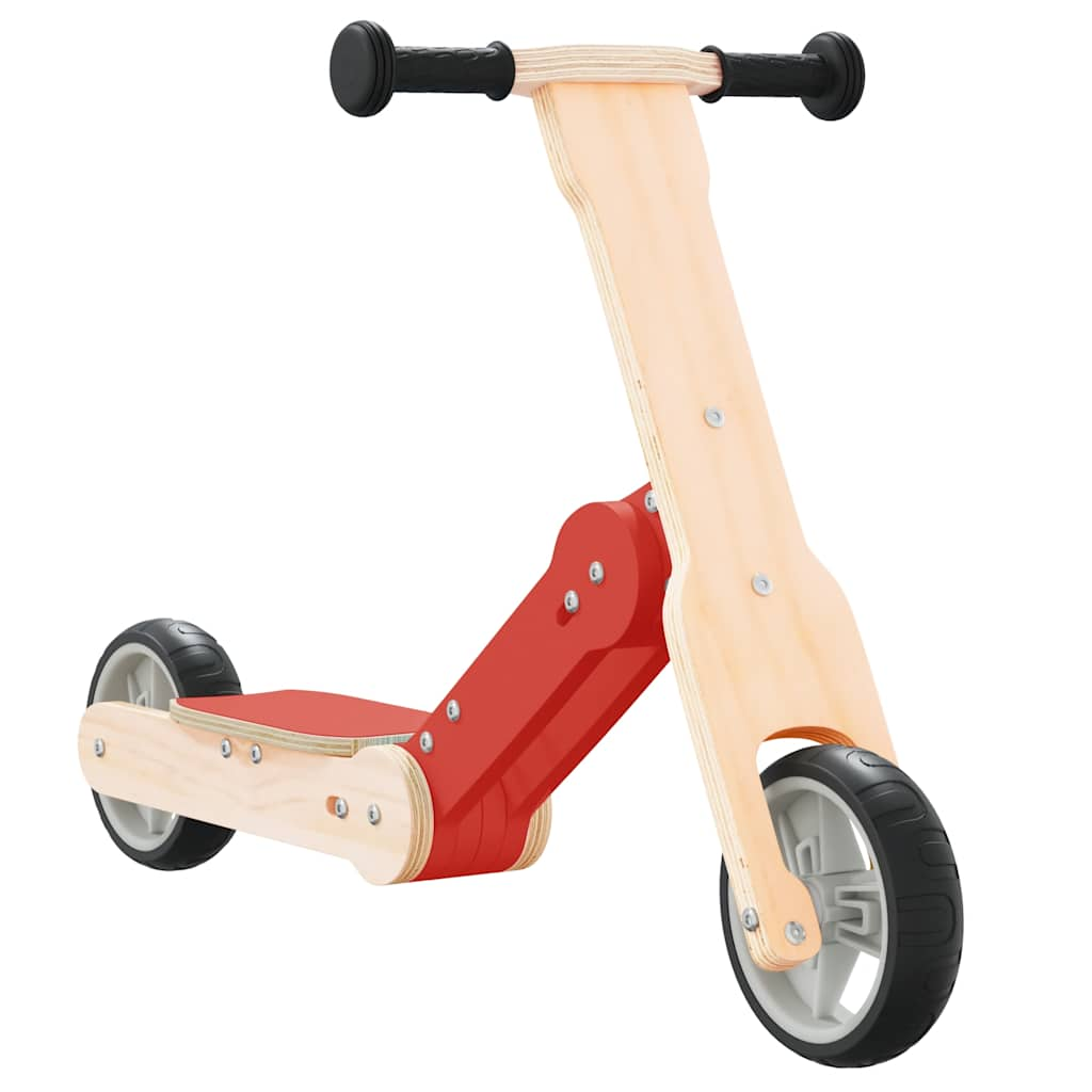 2-in-1 children's scooter, red