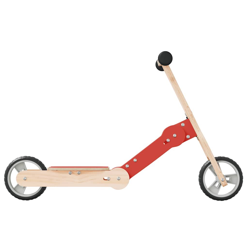 2-in-1 children's scooter, red