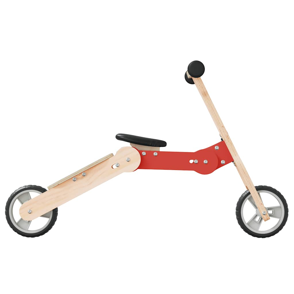 2-in-1 children's scooter, red