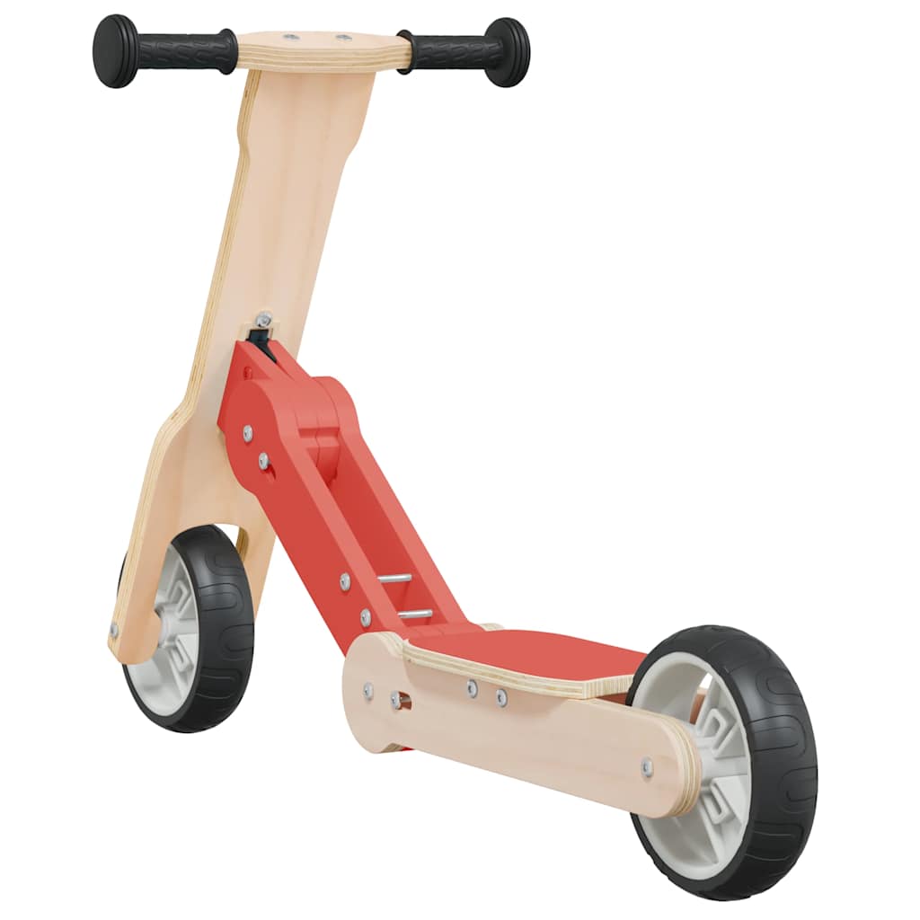 2-in-1 children's scooter, red