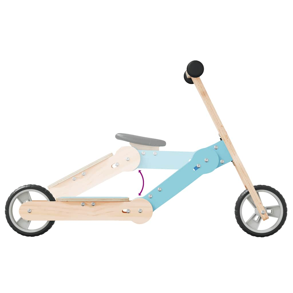 2-in-1 children's scooter, light blue