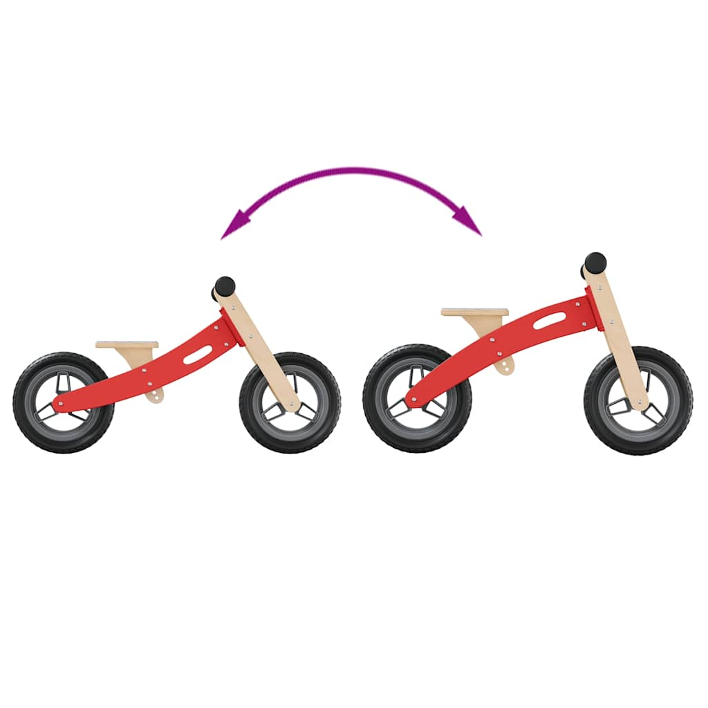 balance bike for children, red