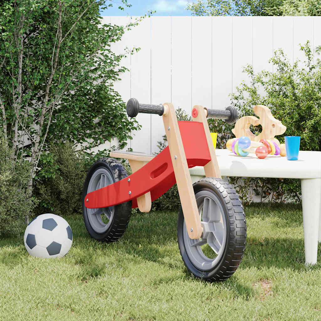 balance bike for children, red