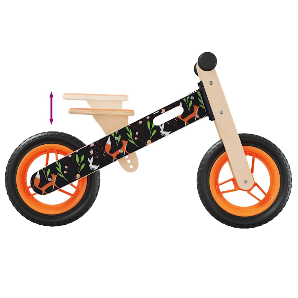 balance bike for children, orange